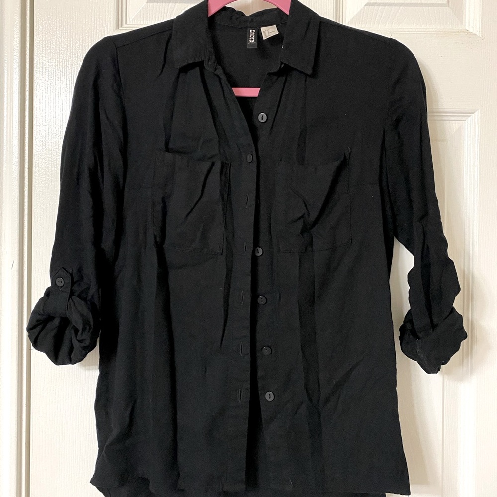 Black Button Down Shirt